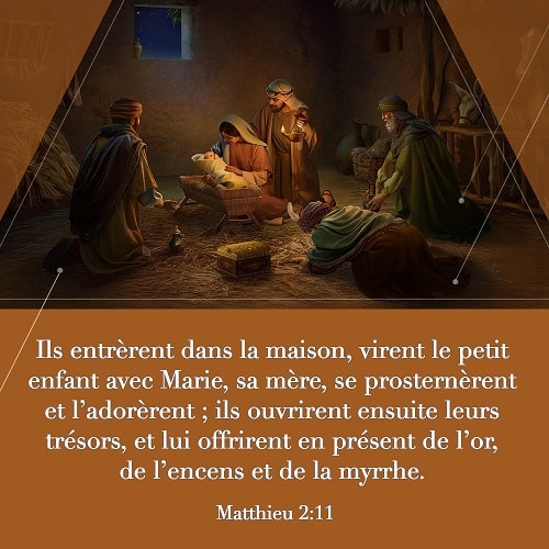 Verset biblique du jour Matthieu 2:11