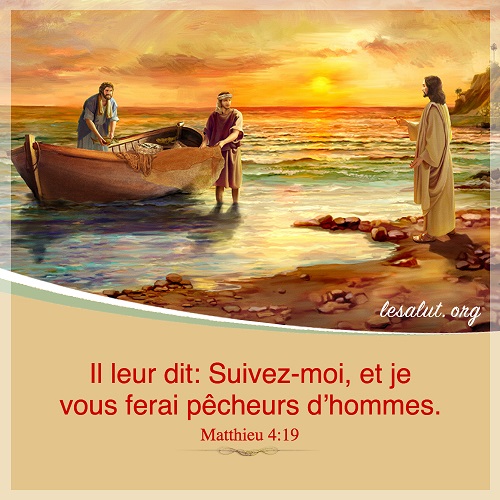 Verset biblique du jour Matthieu 4:19