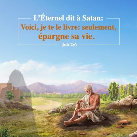 Verset biblique du jour Job 2:6