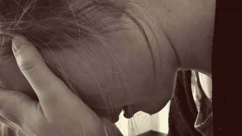 une femme triste
