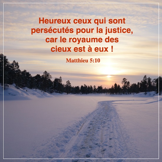 évangile du jour Matthieu 5:10