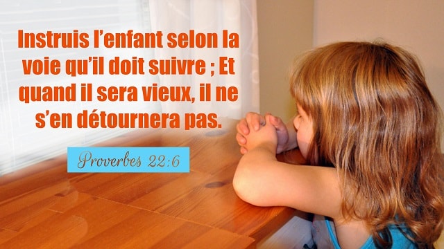 16 versets de la Bible à propos de Education Des Enfants