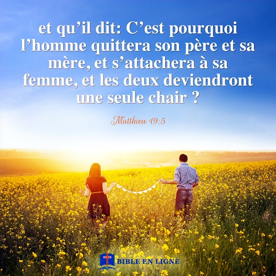versets bibliques en images – Matthieu 19:5