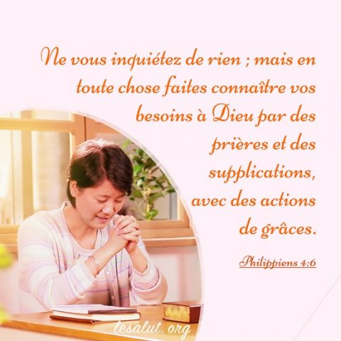 Philippiens 4:6 – La vraie prière