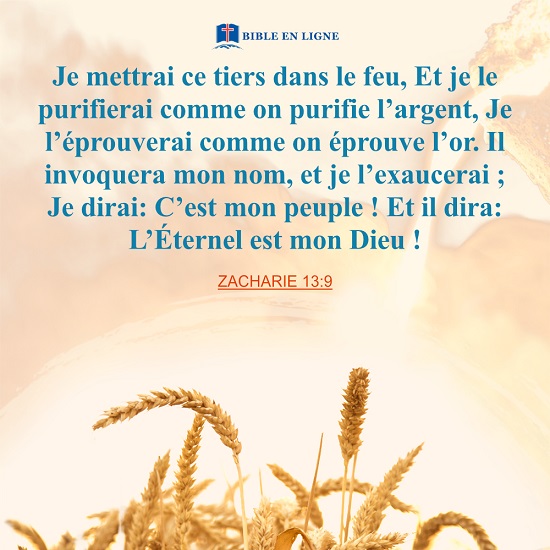 Zacharie 13:9 – Les épreuves