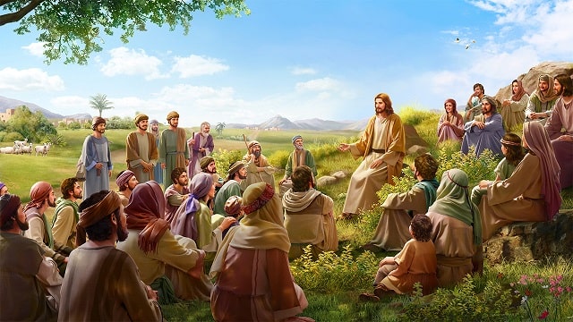 Le Seigneur Jésus prêche
