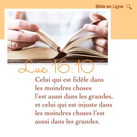 Évangile du jour – La fidélité dans les petites choses