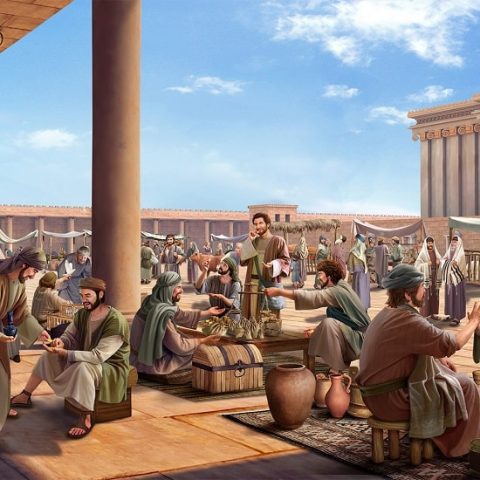 Le Saint-Esprit les avait déjà abandonnés, alors qu’ils avaient transformé le temple en lieu d’achat et de vente du bétail, des moutons, des pigeons et de change de l’argent, et même en repère de voleurs ; il n’y avait aucune discipline du Saint-Esprit. Sans l’œuvre du Saint-Esprit, le temple avait déjà perdu sa valeur et sa signification.