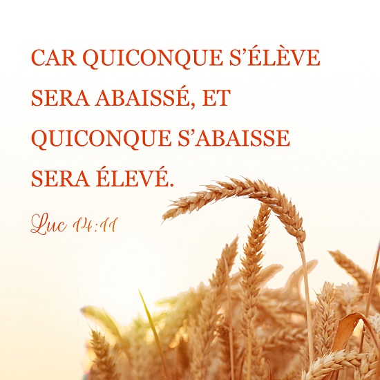 Évangile du jour – Qui s'abaisse sera élevé