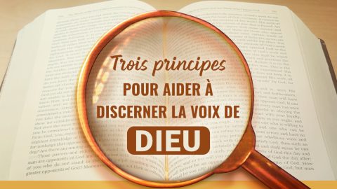 Trois principes pour aider à discerner la voix de Dieu