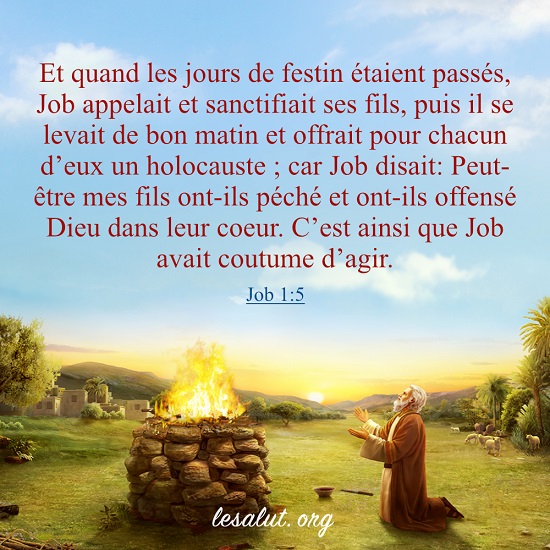 Évangile du jour – La pratique de Job de la crainte de Dieu et de l’éloignement du mal