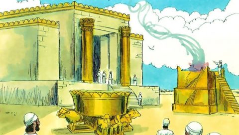 Salomon construit le Temple