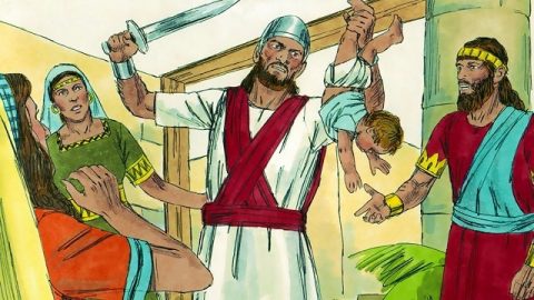Salomon rend la justice avec sagesse