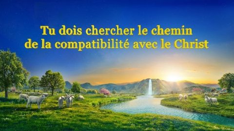 Tu dois chercher le chemin de la compatibilité avec le Christ
