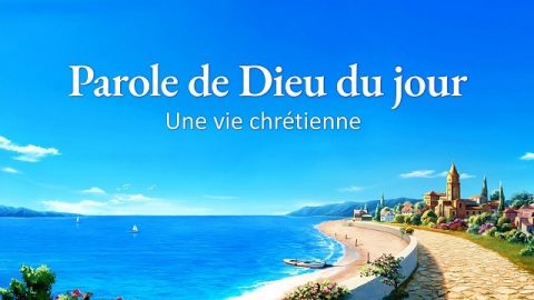 Parole de Dieu du jour