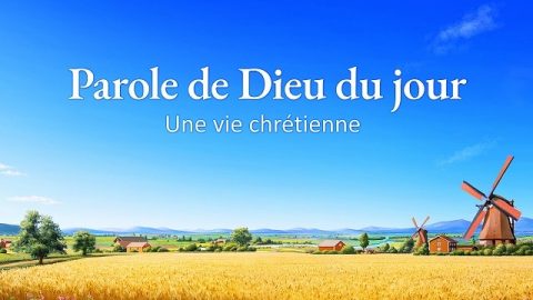 Parole de Dieu du jour