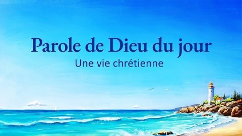 Parole de Dieu du jour