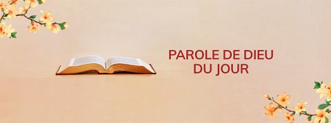 Parole de Dieu du jour