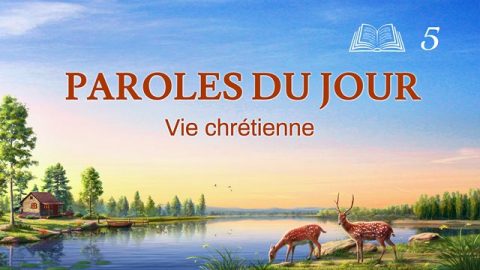 Paroles du jour | « La connaissance des trois étapes de l’œuvre de Dieu est la voie de la connaissance de Dieu » | Extrait 5