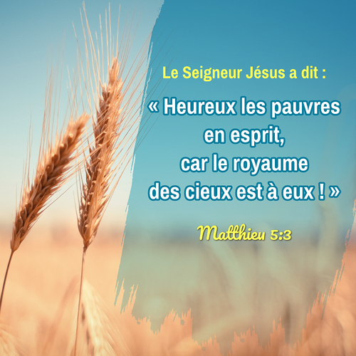 commentaire sur matthieu 5 3