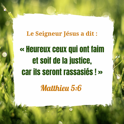 Matthieu 5:6